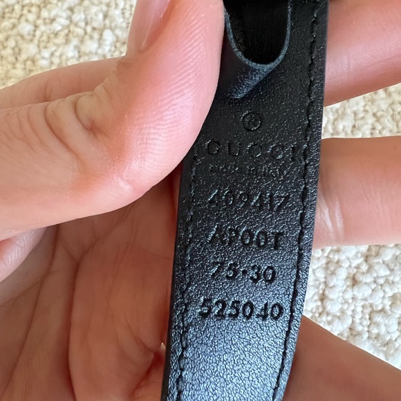 Gucci Thin GG Belt size 75 - Picture 4 of 5